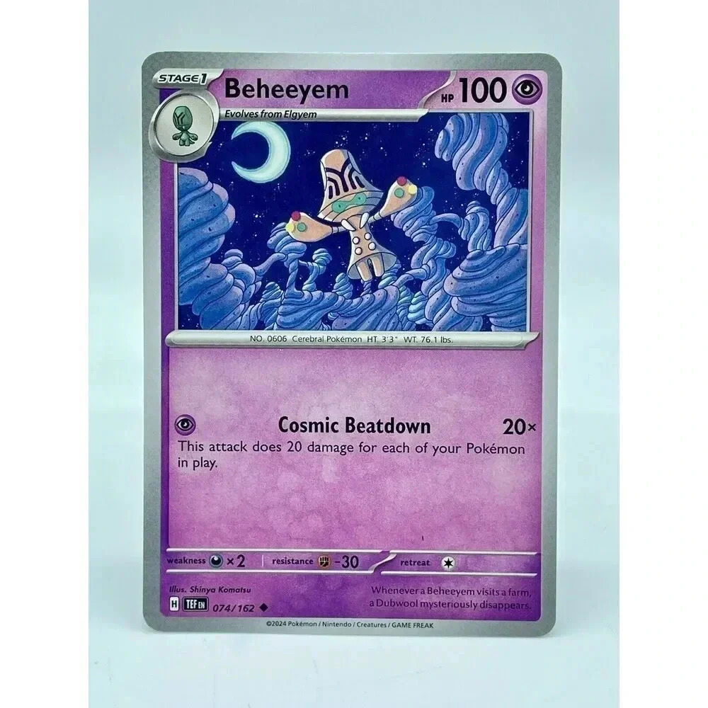 Beheeyem 074/162 Temporal Forces Non Holo Pokemon TCG Mint Unplayed‎